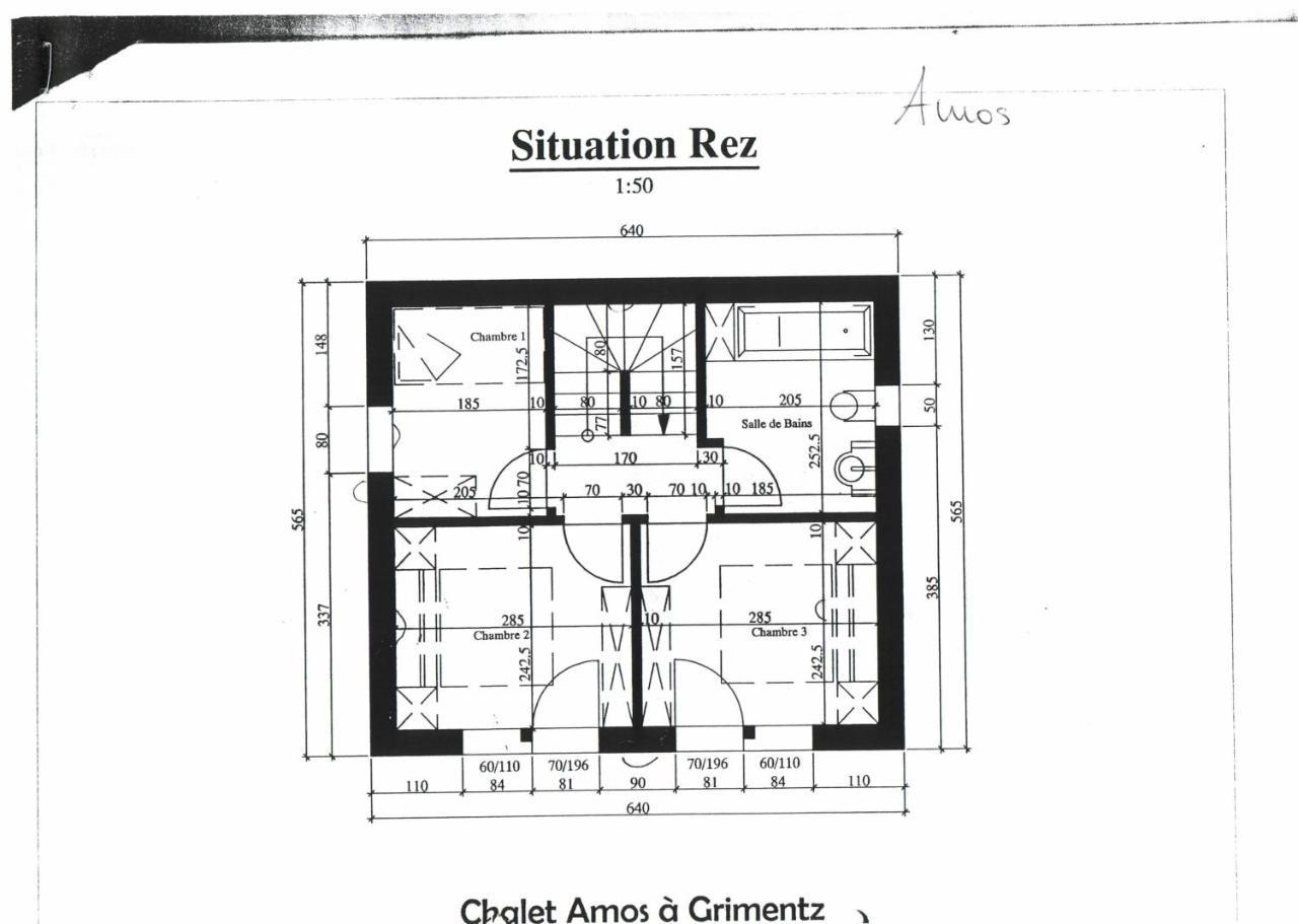 Chalet Amos Grimentz Exterior foto